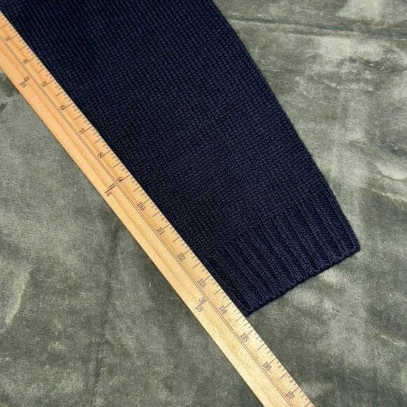 Jessica Simpson Game Day Navy Blue Cropped Pullover Sweater Women's XS NEW NWT - Picture 7 of 10